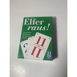 Elfer Raus Card Game Haussers FX Schmid Original With English Instructions 1989